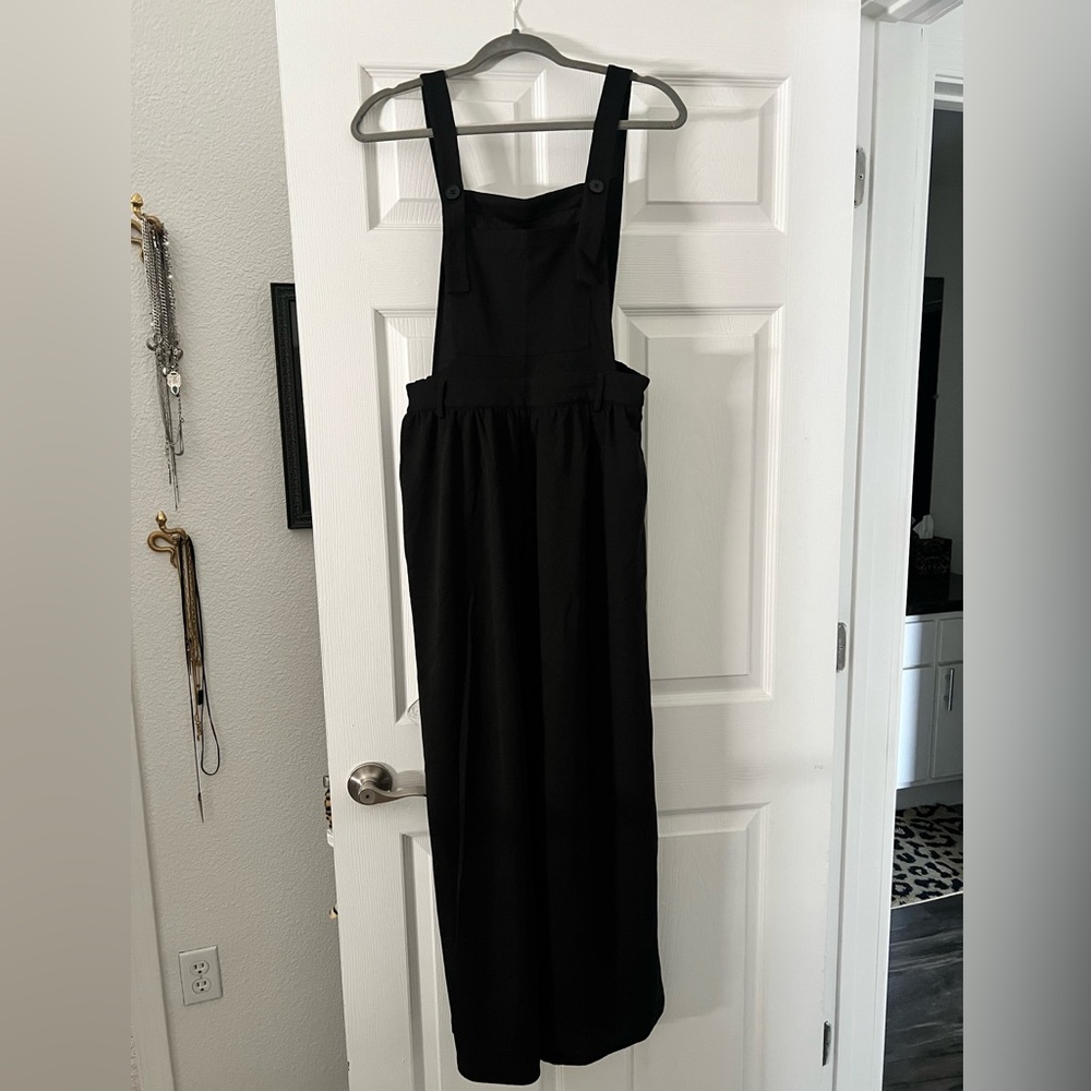 Cider Black Jumpsuit Overalls Medium